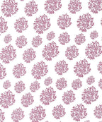 PINK & white floral bedsheet 
