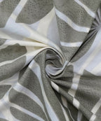 leave pattern double bedsheet 