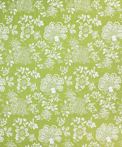 green floral bedsheet 