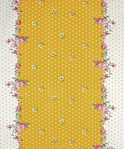 mustard floral bedsheet 