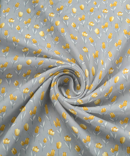 Yellow Whisper Bedsheet With Pillow Covers