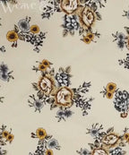 French Garden King Size Bedsheet With 2 Pillow Cover