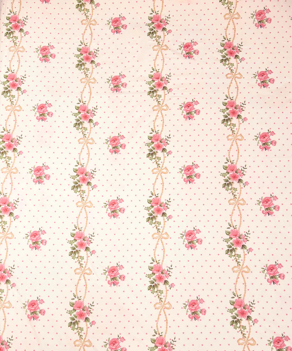 Bloom & Bow King Size Bedsheet With 2 Pillow Cover