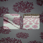 Soft Bloom Floral Flat Double Bedsheet With 2 Pillow Covers