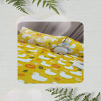 Yellow Duckie Kids King Size Bedsheet With 2 Pillow Covers