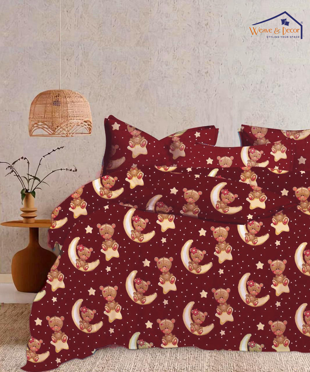 weave&décor  teddy single fitted bedsheet 