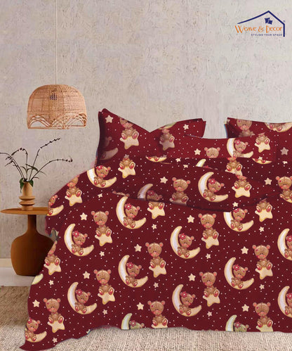 weave&décor  teddy single fitted bedsheet 