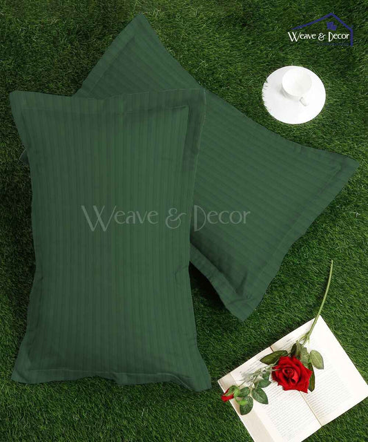 satin dark green pillow cover 