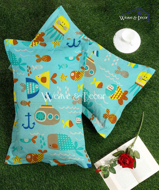 sea theme pillow cover