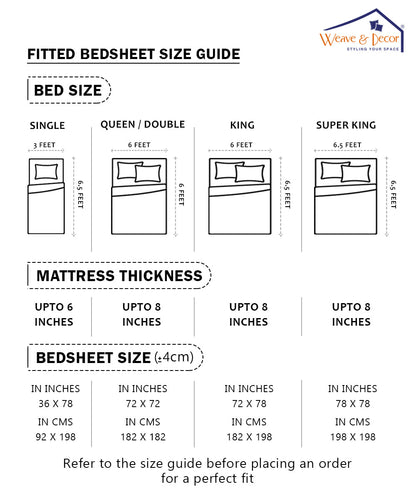 Ivory Satin Stripe Flat Bedsheet with Pillow Cover