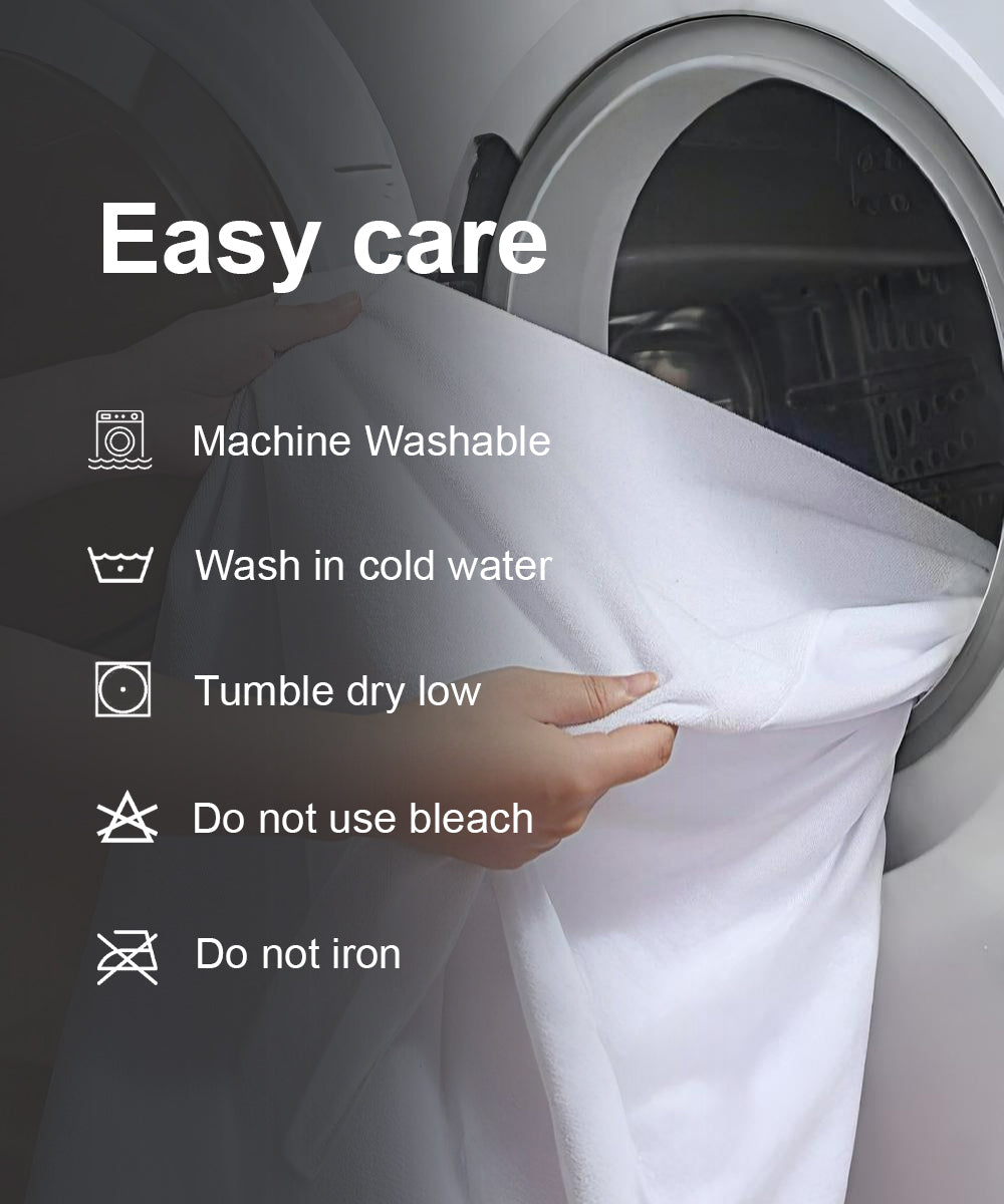 ultrasonic mattress protector care insturction 