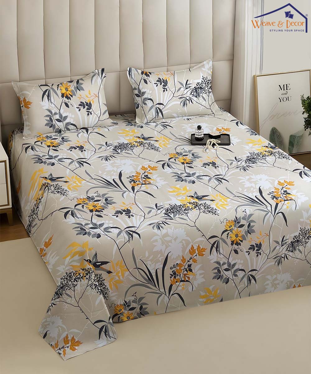 King Fitted Bedsheet With Pillow Covers , KING SIZE BEDSHEET ,KING SIZE 
