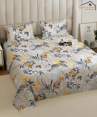 King Fitted Bedsheet With Pillow Covers , KING SIZE BEDSHEET ,KING SIZE 