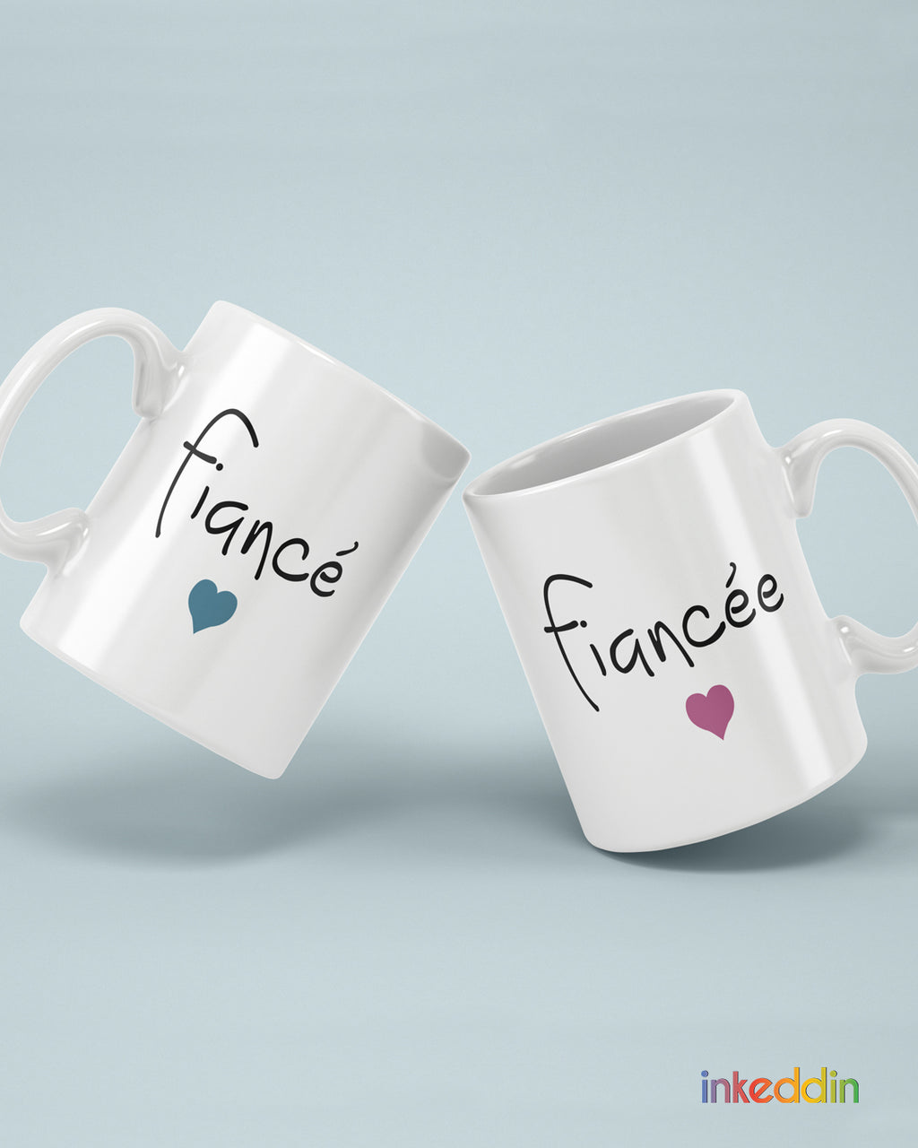 Fiance & Fiance Coffee Mug Set of 2