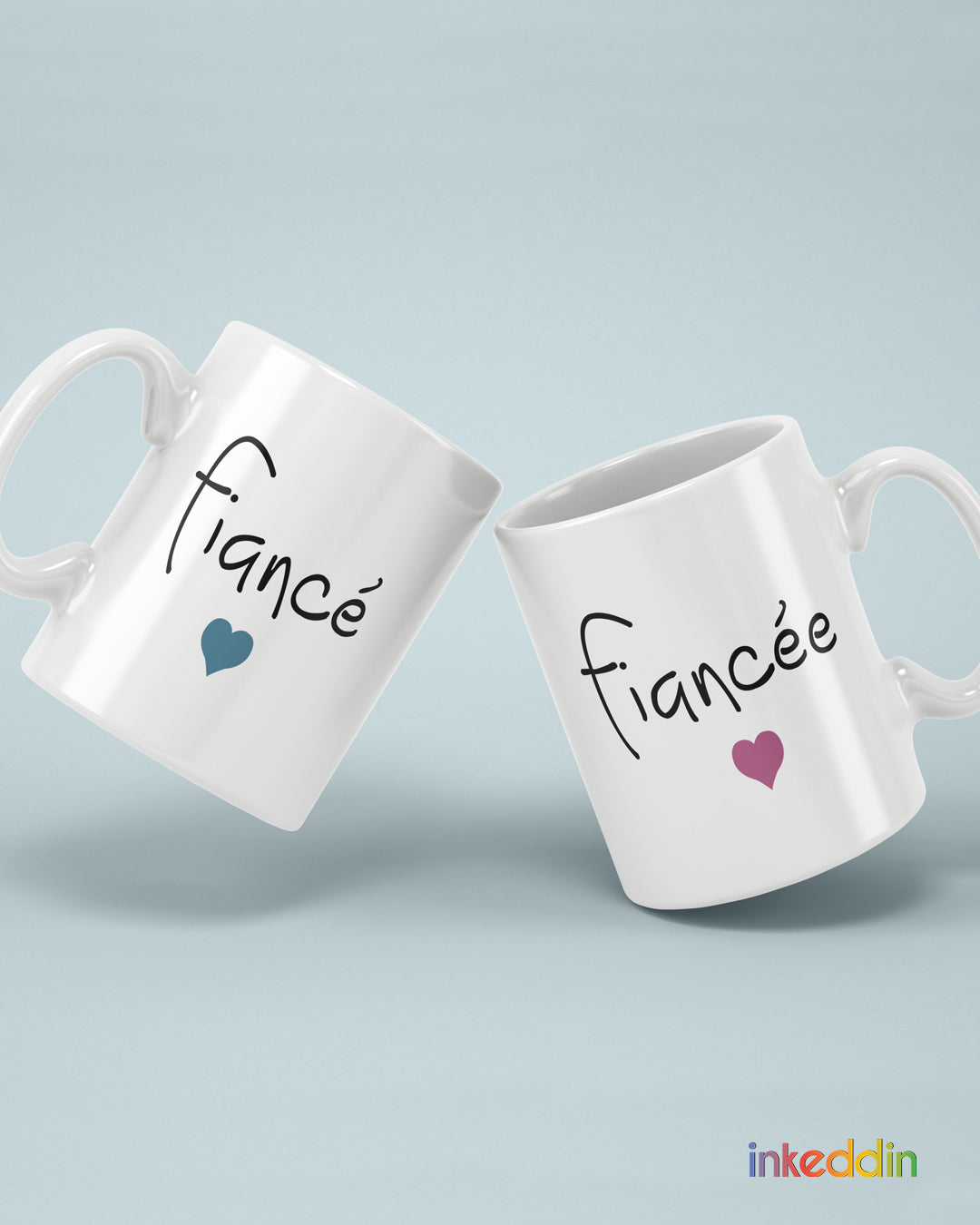 Fiance & Fiance Coffee Mug Set of 2