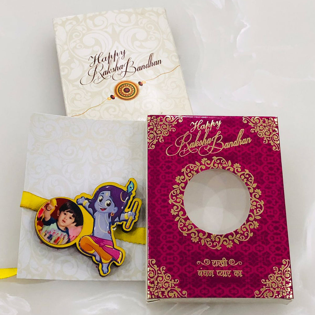 Krishna Customised Rakhi Set of 2