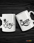 King & Queen Coffee Mug Set of 2