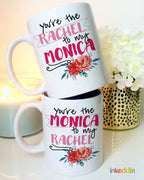 FRIENDS Monica & Rachel Coffee Mugs Set of 2