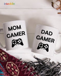 Mom Gamer - Dad Gamer Mug Set of 2