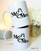 Mr & Mrs Coffee Mug Set of 2 for Husband-Wife