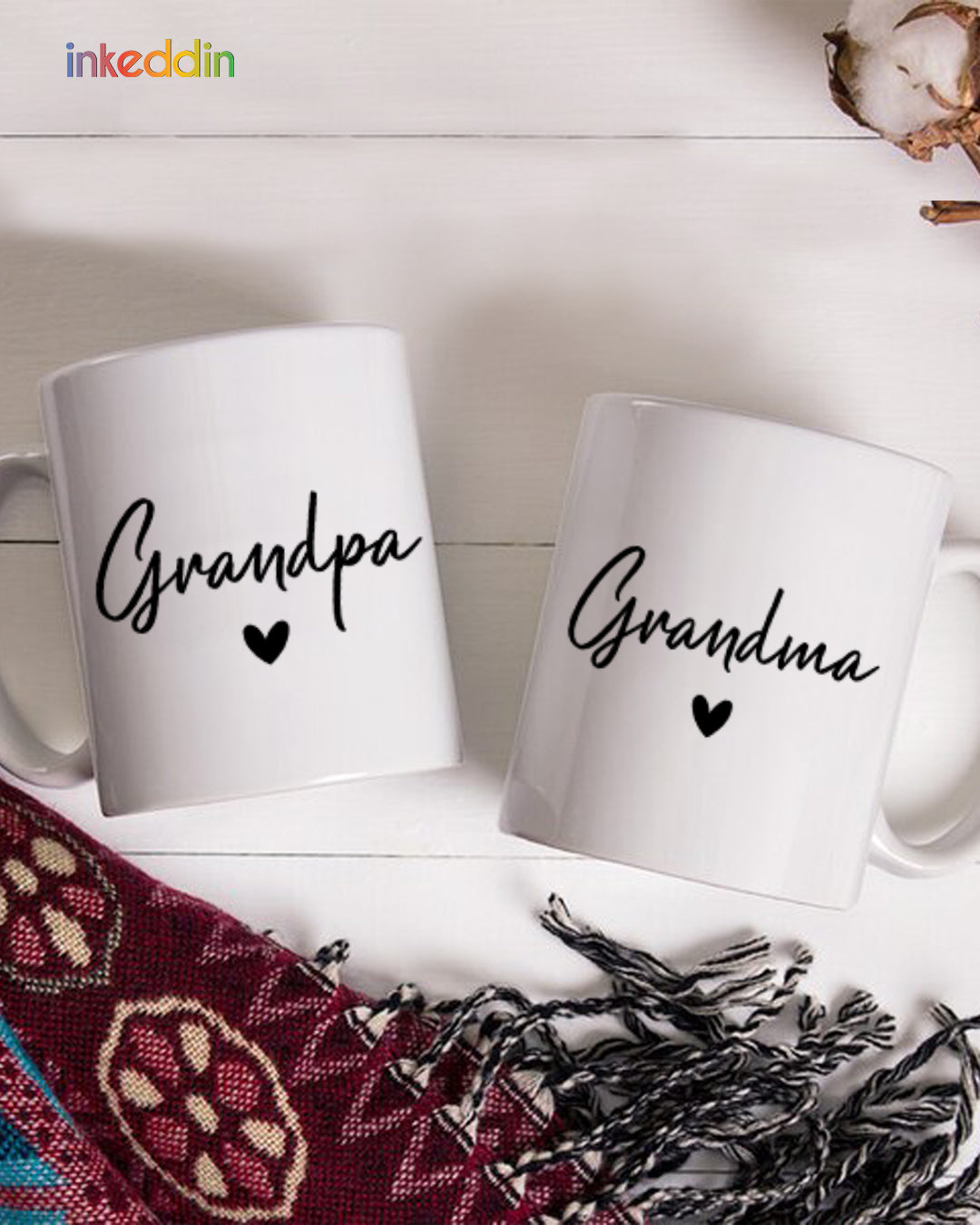 Grandpa - Grandma Mug Set of 2