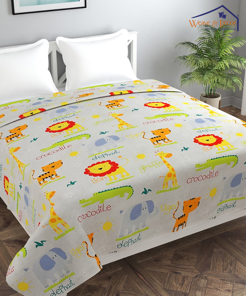 Cute Kids Quilt / Blanket / Razai / Duvet Cover