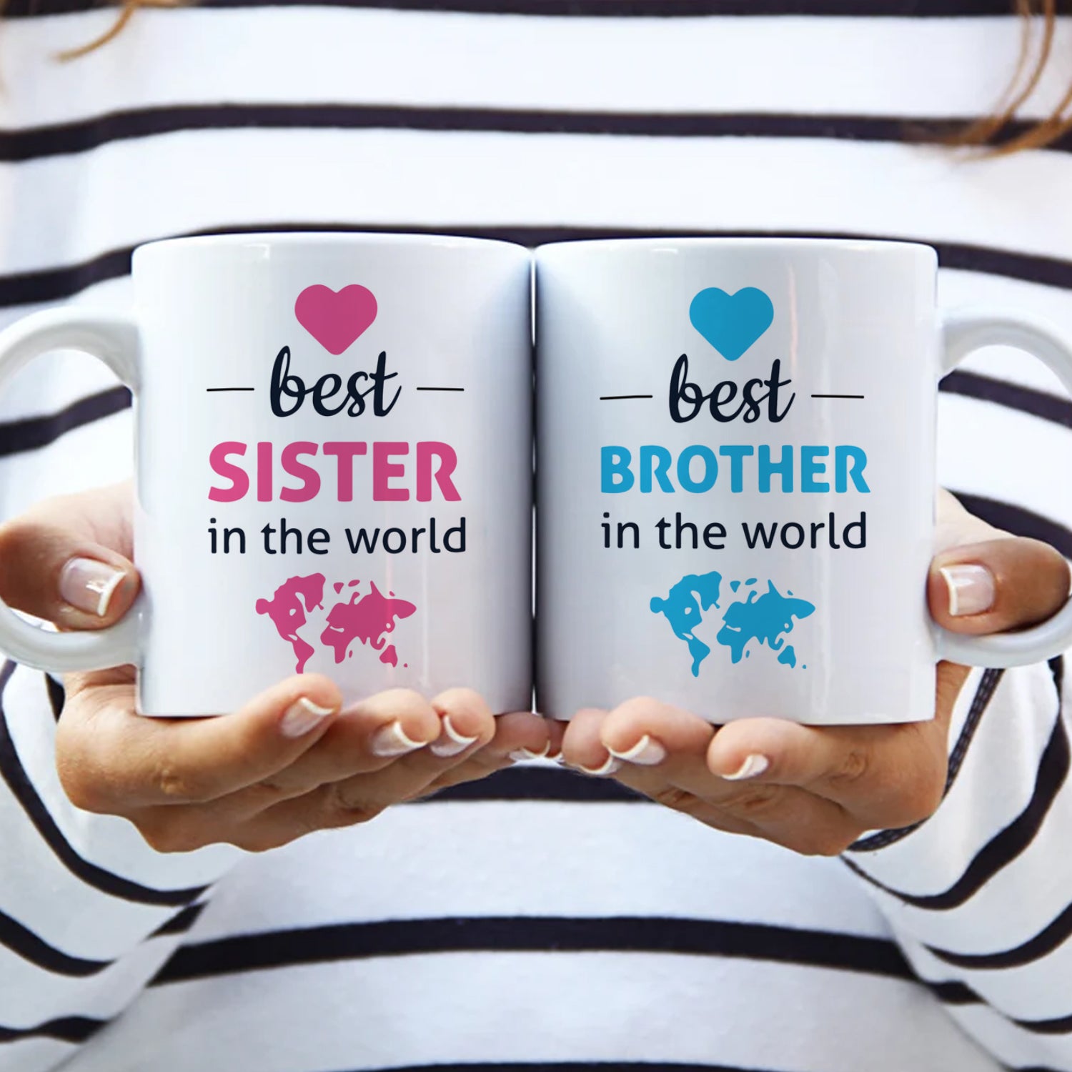 Best Brother & Sister Mug Set of 2
