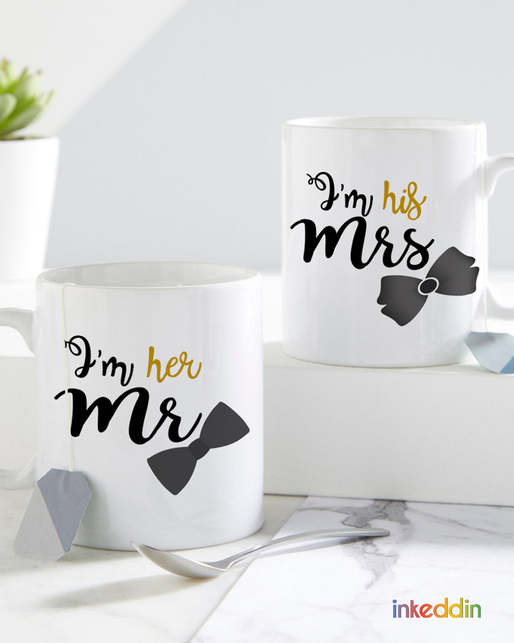 Mr & Mrs Coffee Mug Set of 2