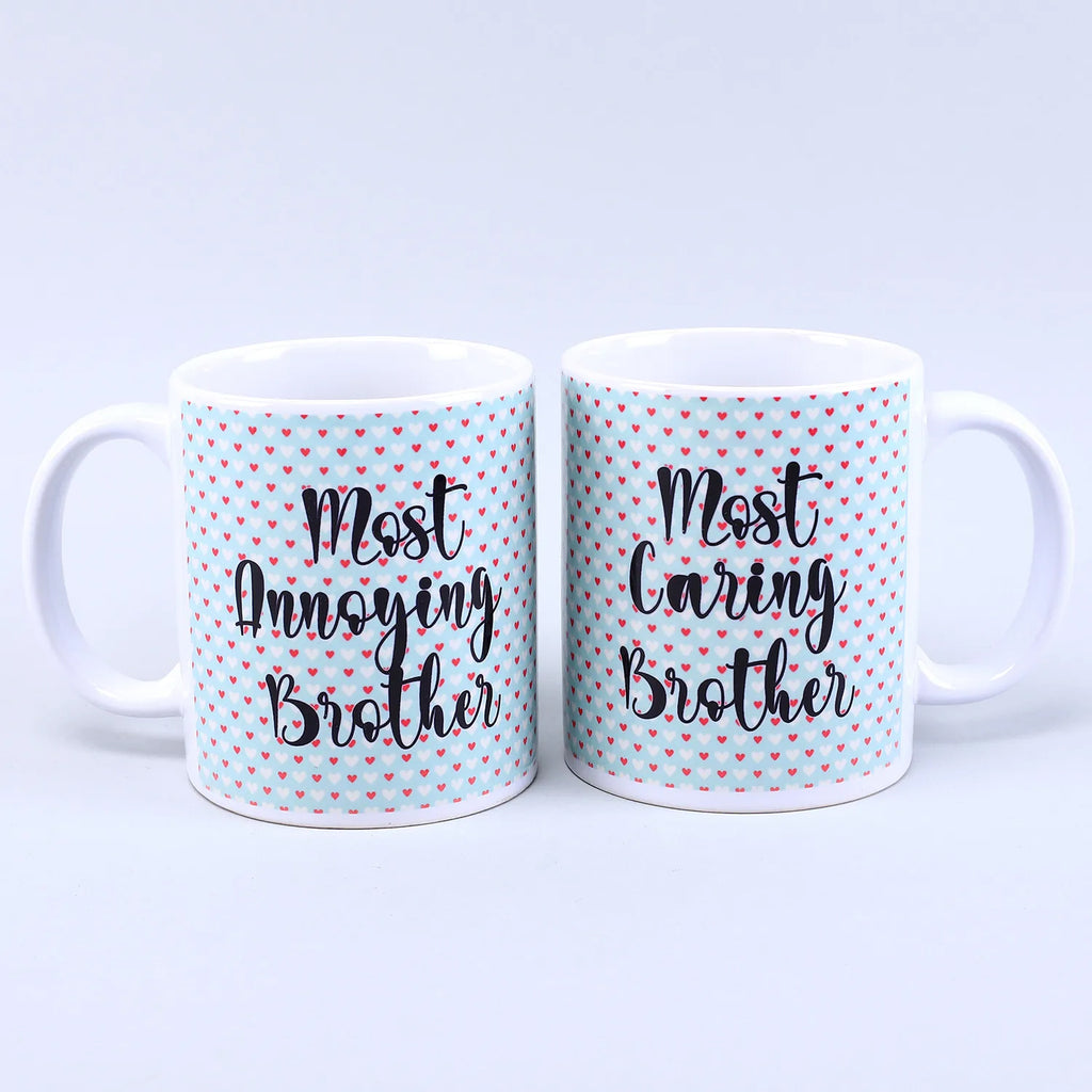 Cute Caring Brother Mug Set of 2