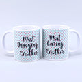 Cute Caring Brother Mug Set of 2