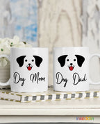 Dog Mom & Dad Mug Set of 2