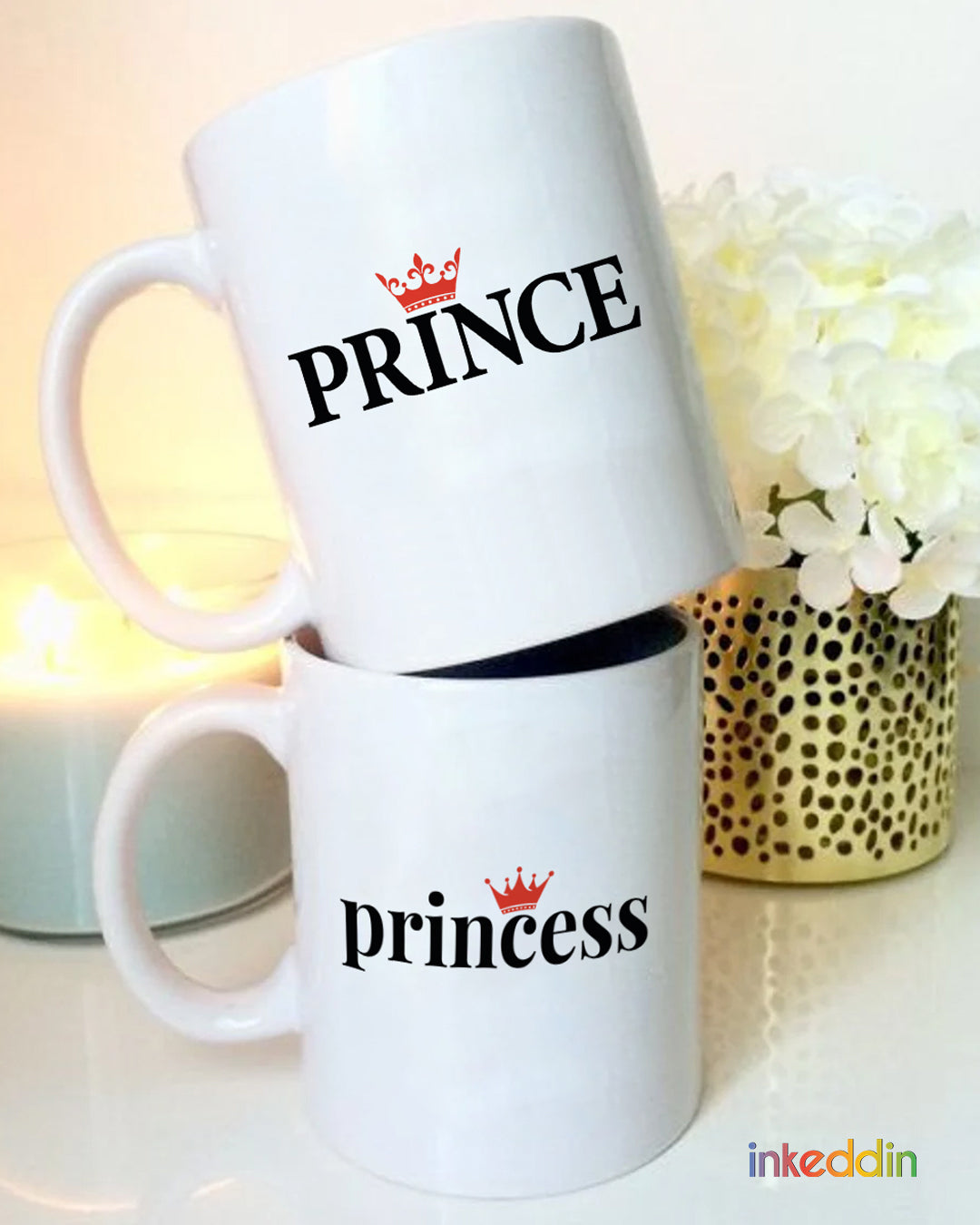 Prince- Princess Mug Set of 2