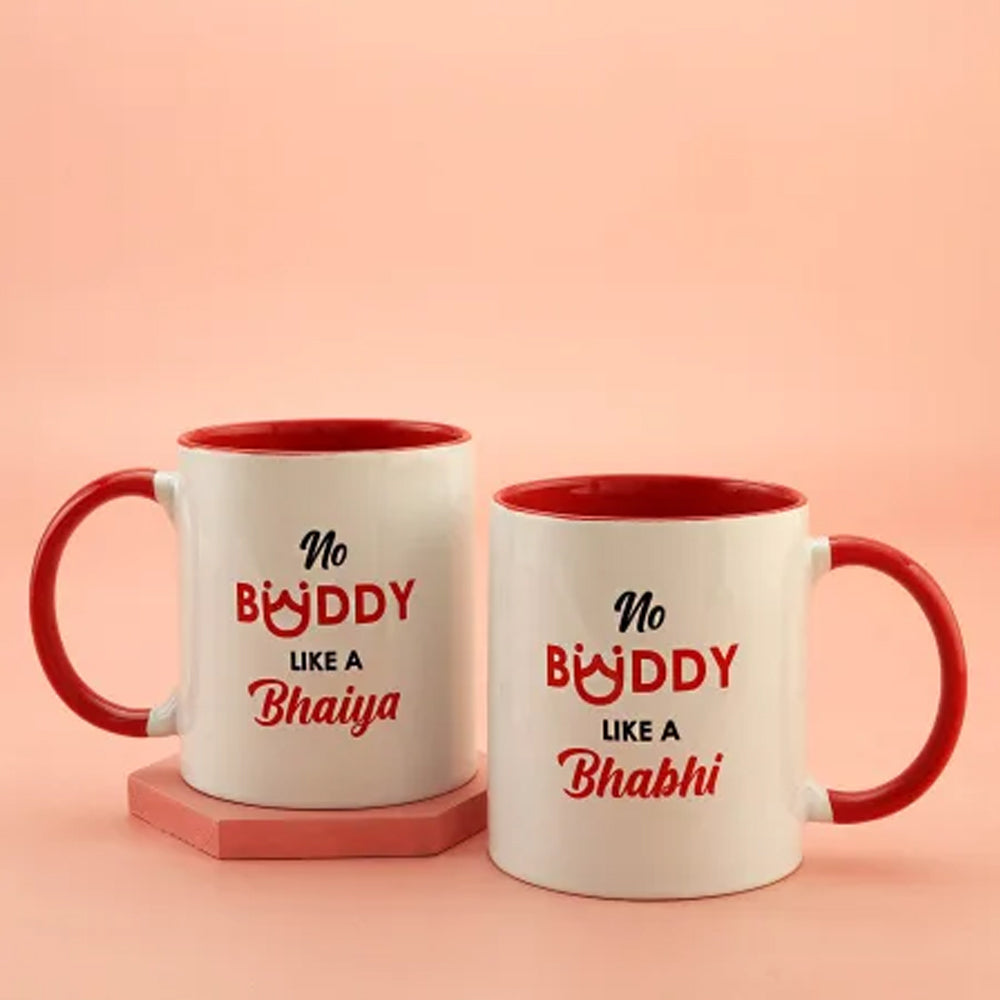 Cute Bhaiya Bhabhi Mug Set of 2