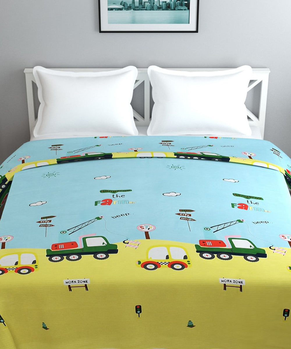 Cars Kids Quilt / Blanket / Razai / Duvet Cover