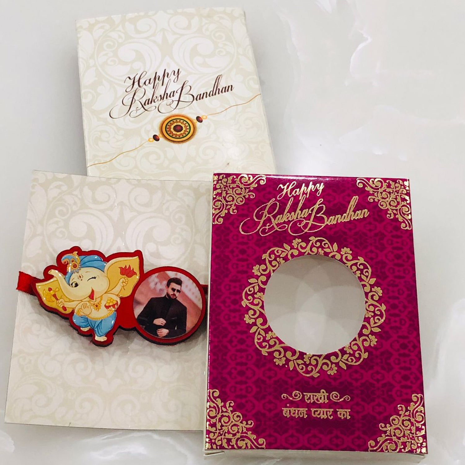 Ganesha Customised Rakhi Set of 2