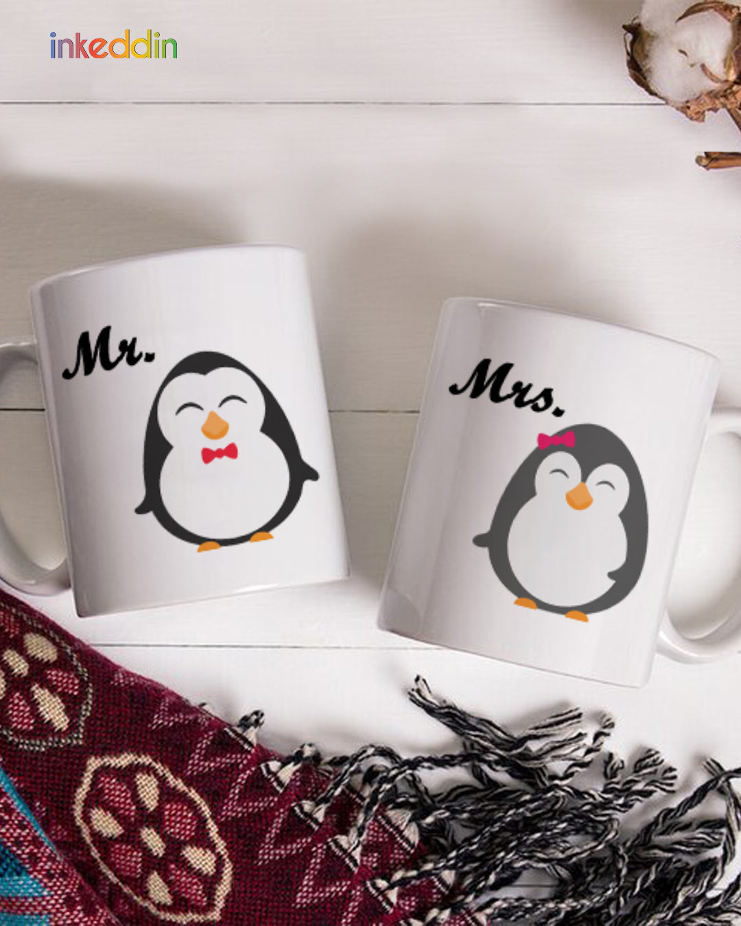 Mrs & Mr Mug Set of 2