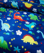 Blue Dinasaur Kids 350GSM All Weather Comforter