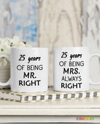 Silver Jublee Mugs Set of 2