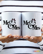 Mr & Mrs Coffee Mug Set of 2 for Husband-Wife
