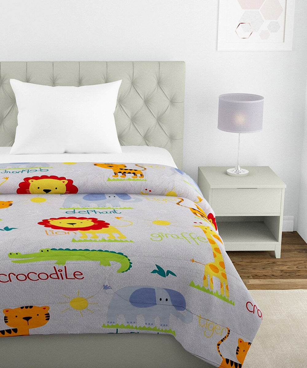 Cute Kids 350GSM Single Bed Comforter