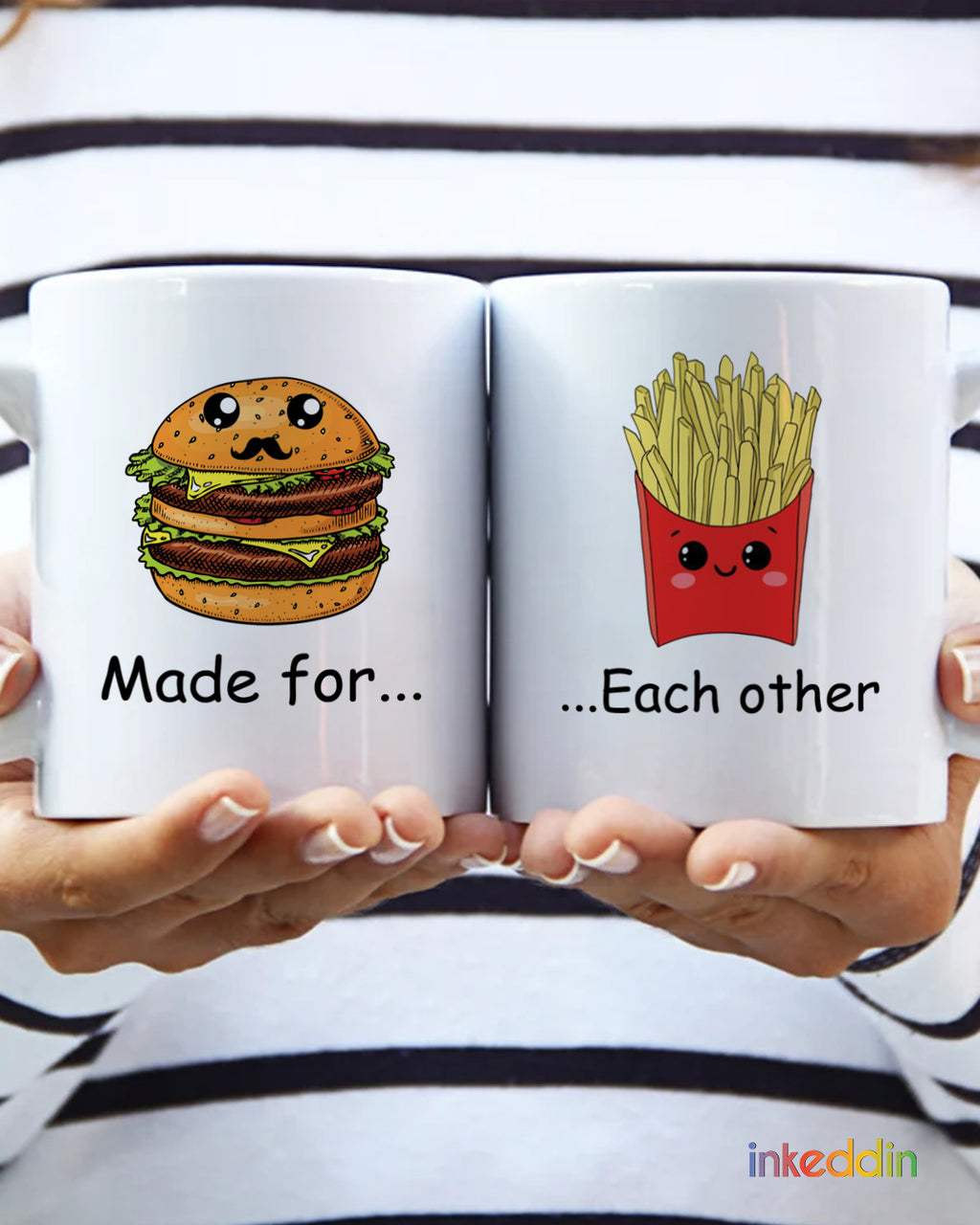 Made for Each Other Coffee Mug Set of 2 for Couples