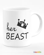 Her Beast~ His Beauty Coffee Mug Set of 2 for Lovers