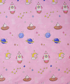 Pink kids Single Bedsheet With 1 Pillow Cover