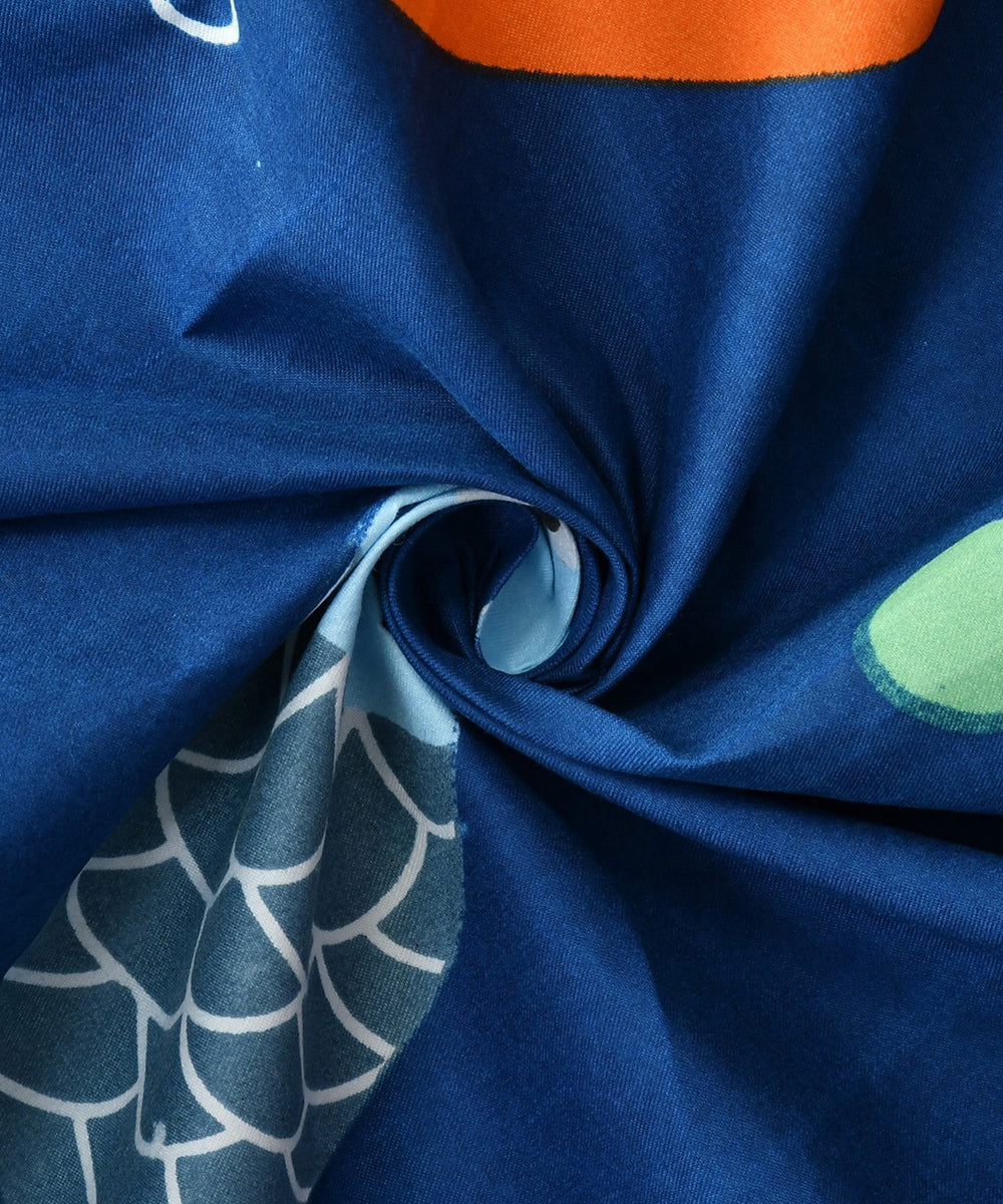 Blue Fish Kids Quilt / Blanket / Razai / Duvet Cover