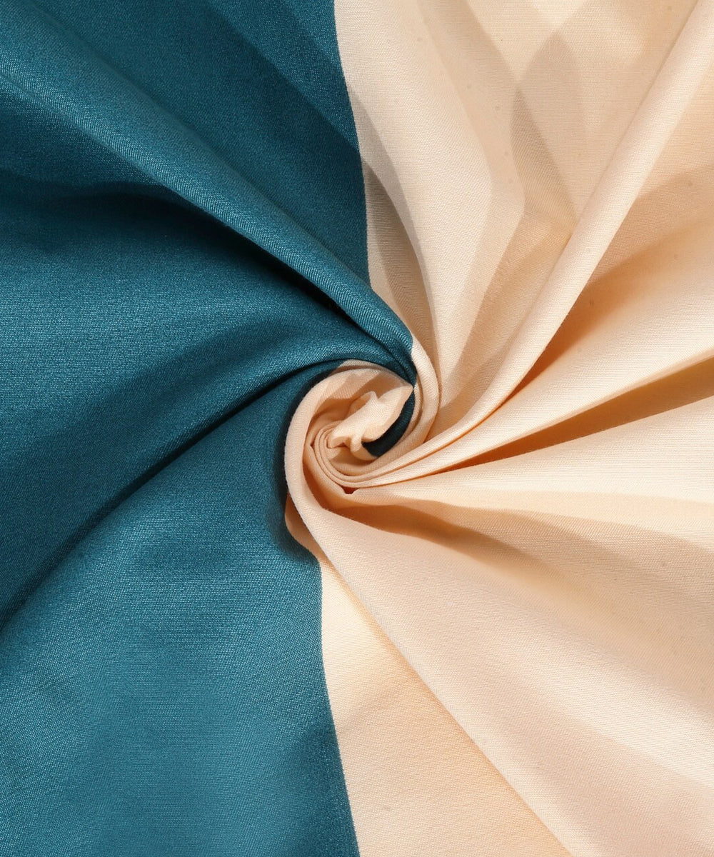 Multi Color Single Fitted Bedsheet With 1 Pillow Cover