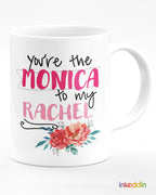 FRIENDS Monica & Rachel Coffee Mugs Set of 2