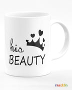 Her Beast~ His Beauty Coffee Mug Set of 2 for Lovers