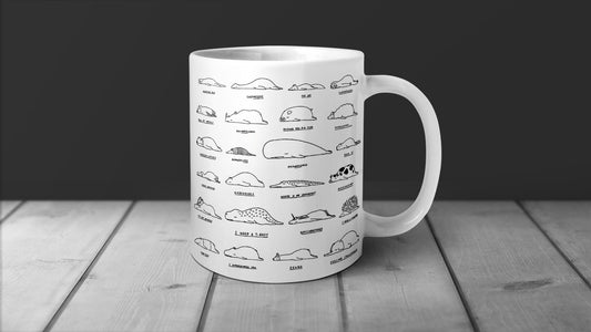 Laziness Printed Ceramic Coffee Mug