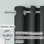 Blackout Curtain ( Black ) Pack of 2 Piece