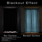 Blackout Curtain ( Maroon ) Pack of 2 Piece
